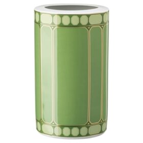 Wazon Signum z porcelany, duży, zielony