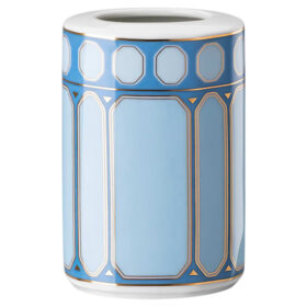 Wazon Signum z porcelany, mały, niebieski
