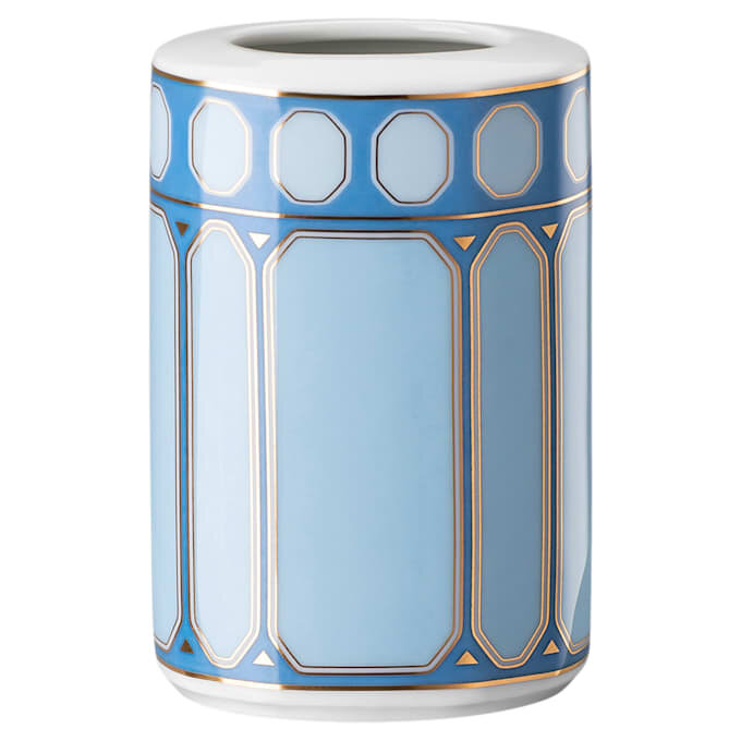 Wazon Signum z porcelany, mały, niebieski Wazon Signum z porcelany, mały, niebieski