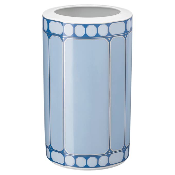 Wazon Signum z porcelany, niebieski Wazon Signum z porcelany, niebieski