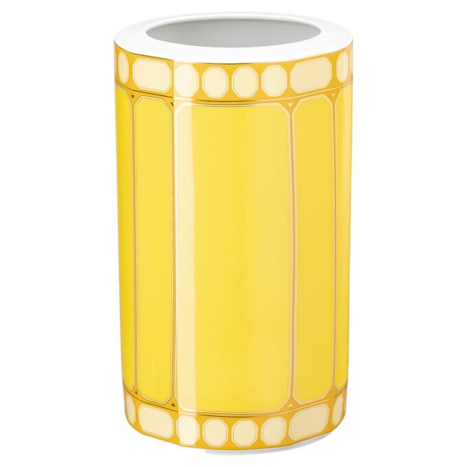 Wazon Signum z porcelany, żółty Wazon Signum z porcelany, żółty