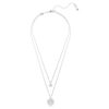 Wielowarstwowy wisiorek Sublima, biały, pokryty rodem Wielowarstwowy wisiorek Sublima, biały, pokryty rodem