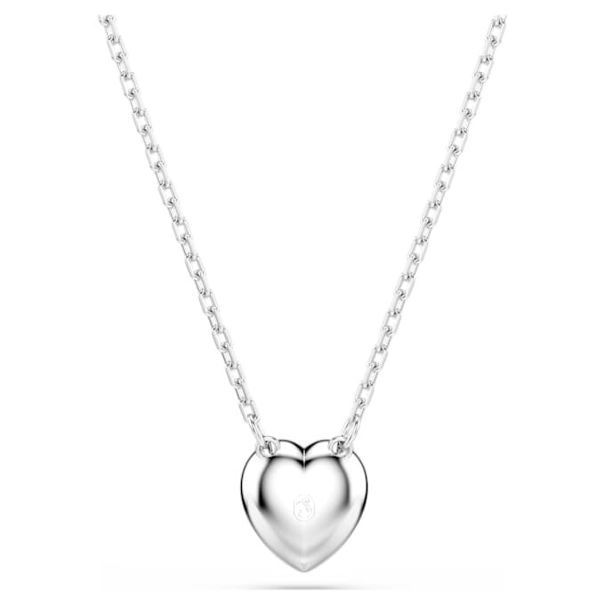 Wisiorek Ariana Grande X Swarovski z kryształami o zróżnicowanych szlifach, w kształcie serca, biały, pokryty rodem Wisiorek Ariana Grande X Swarovski z kryształami o zróżnicowanych szlifach, w kształcie serca, biały, pokryty rodem