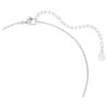 Wisiorek Ariana Grande X Swarovski z kryształową perłą, szlif okrągły, kwiat, biały, pokryty rodem Wisiorek Ariana Grande X Swarovski z kryształową perłą, szlif okrągły, kwiat, biały, pokryty rodem