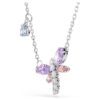 Wisiorek Ariana Grande X Swarovski z różnymi szlifami, w kształcie ważki, wielokolorowy, pokryty rodem Wisiorek Ariana Grande X Swarovski z różnymi szlifami, w kształcie ważki, wielokolorowy, pokryty rodem