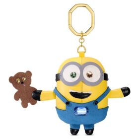 Wisiorek do torby z Minionkami, wielokolorowy, w kolorze złotym