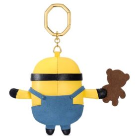 Wisiorek do torby z Minionkami, wielokolorowy, w kolorze złotym