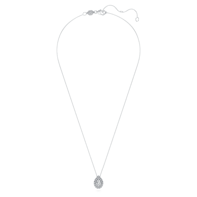Wisiorek „Eternity Halo Solitaire” z diamentami wyhodowanymi w laboratorium o łącznej masie 1 Ct, w kształcie gruszki, z 14-karatowego białego złota Wisiorek „Eternity Halo Solitaire” z diamentami wyhodowanymi w laboratorium o łącznej masie 1 Ct, w kształcie gruszki, z 14-karatowego białego złota