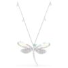 Wisiorek i broszka Ariana Grande X Swarovski z kryształową perłą, mieszane szlify, ważka, biały, pokryty rodem Wisiorek i broszka Ariana Grande X Swarovski z kryształową perłą, mieszane szlify, ważka, biały, pokryty rodem