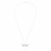 Wisiorek i broszka Ariana Grande X Swarovski z kryształową perłą, mieszane szlify, ważka, biały, pokryty rodem Wisiorek i broszka Ariana Grande X Swarovski z kryształową perłą, mieszane szlify, ważka, biały, pokryty rodem