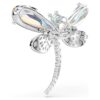 Wisiorek i broszka Ariana Grande X Swarovski z kryształową perłą, mieszane szlify, ważka, biały, pokryty rodem Wisiorek i broszka Ariana Grande X Swarovski z kryształową perłą, mieszane szlify, ważka, biały, pokryty rodem