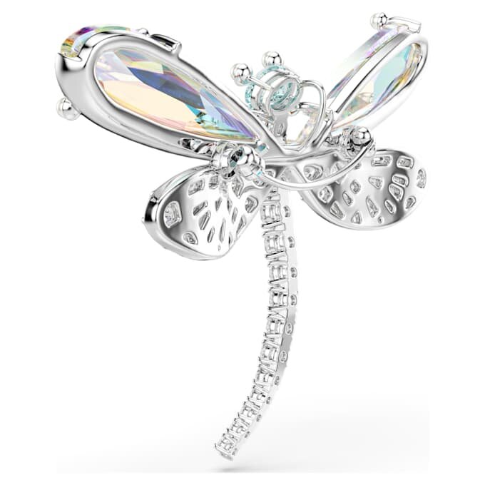 Wisiorek i broszka Ariana Grande X Swarovski z kryształową perłą, mieszane szlify, ważka, biały, pokryty rodem Wisiorek i broszka Ariana Grande X Swarovski z kryształową perłą, mieszane szlify, ważka, biały, pokryty rodem