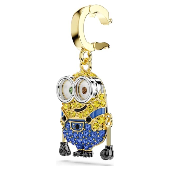 Wisiorek Minionki Bob z pavé, wielokolorowy, pokryty złotem Wisiorek Minionki Bob z pavé, wielokolorowy, pokryty złotem