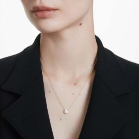 Wisiorek z brylantem „Eternity Solitaire” – diamenty wyhodowane w laboratorium, 1 karat łącznie, kształt okrągły, 14-karatowe żółte złoto
