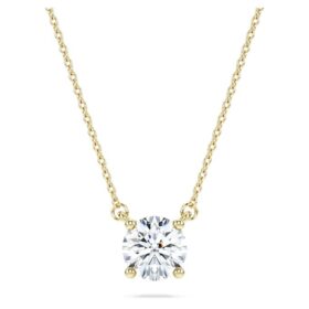 Wisiorek z brylantem „Eternity Solitaire” – diamenty wyhodowane w laboratorium, 1 karat łącznie, kształt okrągły, 14-karatowe żółte złoto