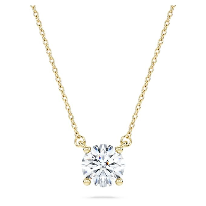 Wisiorek z brylantem „Eternity Solitaire” – diamenty wyhodowane w laboratorium, 1 karat łącznie, kształt okrągły, 14-karatowe żółte złoto Wisiorek z brylantem „Eternity Solitaire” – diamenty wyhodowane w laboratorium, 1 karat łącznie, kształt okrągły, 14-karatowe żółte złoto