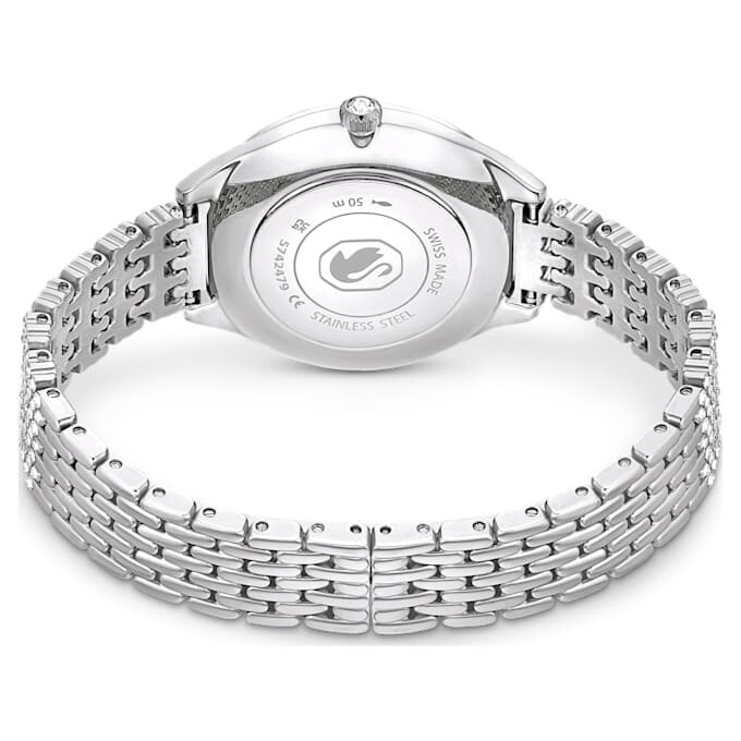 Zegarek Attract Swiss Made, metalowa bransoletka, w odcieniu srebra, stal nierdzewna Zegarek Attract Swiss Made, metalowa bransoletka, w odcieniu srebra, stal nierdzewna