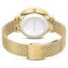 Zegarek Clarica Swiss Made, metalowa bransoletka, w odcieniu złota, wykończenie w odcieniu złota