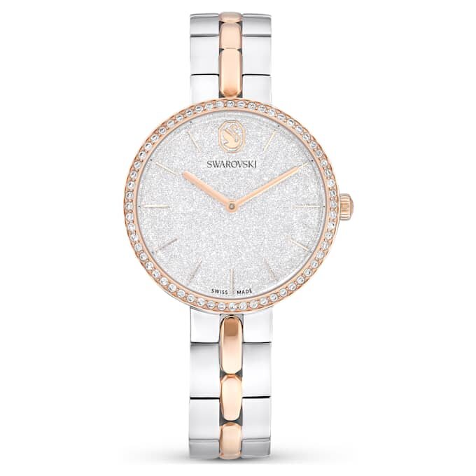Zegarek Cosmopolitan Swiss Made, metalowa bransoletka, srebrny odcień, wykończenie z mieszanych metali Zegarek Cosmopolitan Swiss Made, metalowa bransoletka, srebrny odcień, wykończenie z mieszanych metali