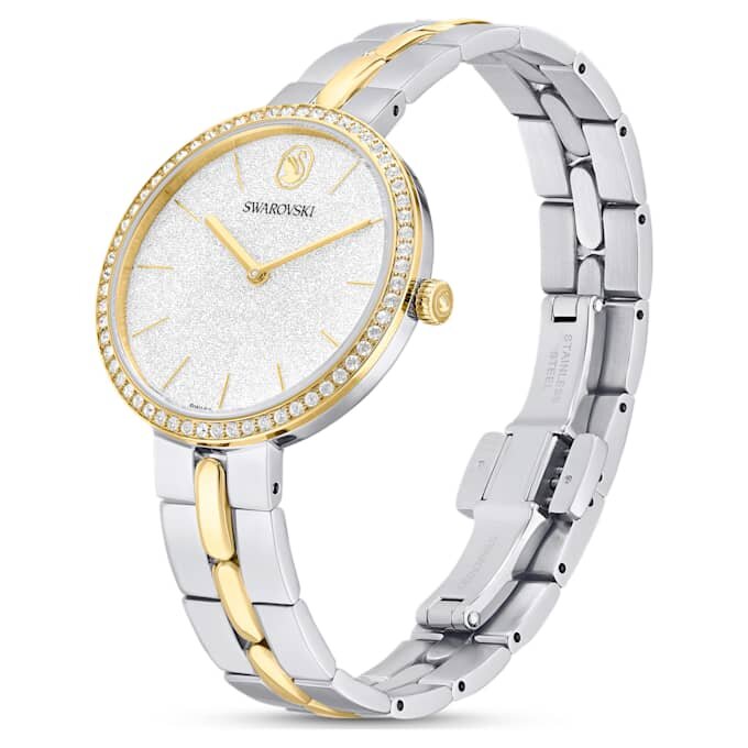 Zegarek Cosmopolitan Swiss Made, metalowa bransoletka, srebrny odcień, wykończenie z mieszanych metali Zegarek Cosmopolitan Swiss Made, metalowa bransoletka, srebrny odcień, wykończenie z mieszanych metali