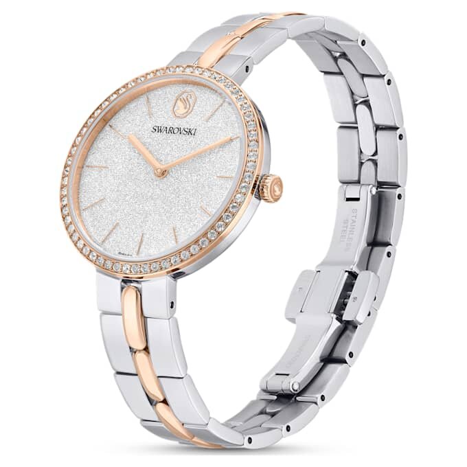 Zegarek Cosmopolitan Swiss Made, metalowa bransoletka, srebrny odcień, wykończenie z mieszanych metali Zegarek Cosmopolitan Swiss Made, metalowa bransoletka, srebrny odcień, wykończenie z mieszanych metali