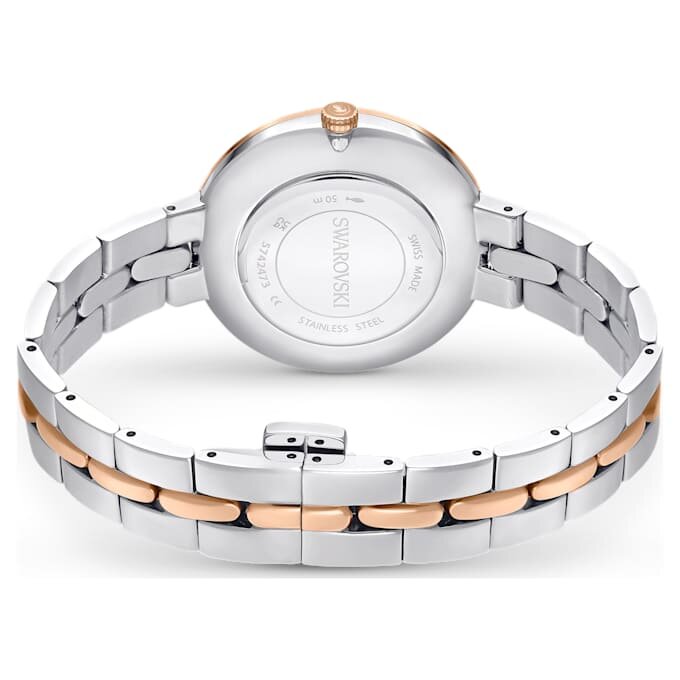 Zegarek Cosmopolitan Swiss Made, metalowa bransoletka, srebrny odcień, wykończenie z mieszanych metali Zegarek Cosmopolitan Swiss Made, metalowa bransoletka, srebrny odcień, wykończenie z mieszanych metali