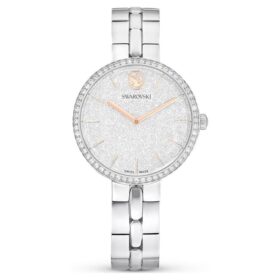 Zegarek Cosmopolitan Swiss Made, metalowa bransoletka, w odcieniu srebra, stal nierdzewna