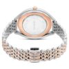 Zegarek Crystalline Aura Swiss Made, metalowa bransoletka, w odcieniu różowego złota, wykończenie z mieszanych metali