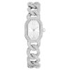 Zegarek Dextera Chain Swiss Made, bransoletka z kryształami, w odcieniu srebra, stal nierdzewna Zegarek Dextera Chain Swiss Made, bransoletka z kryształami, w odcieniu srebra, stal nierdzewna