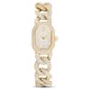 Zegarek Dextera Chain Swiss Made, bransoletka z kryształami, w odcieniu złota, wykończenie w odcieniu złota Zegarek Dextera Chain Swiss Made, bransoletka z kryształami, w odcieniu złota, wykończenie w odcieniu złota