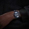 Zegarek Dextera Chrono 39 mm, wyprodukowany w Szwajcarii, metalowa bransoletka, niebieski, niebieskie wykończenie Zegarek Dextera Chrono 39 mm, wyprodukowany w Szwajcarii, metalowa bransoletka, niebieski, niebieskie wykończenie