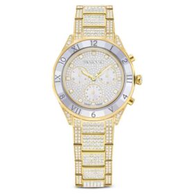 Zegarek Dextera Lux Swiss Made, metalowa bransoletka, w odcieniu złota, wykończenie w odcieniu złota