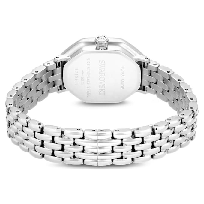 Zegarek Dextera Octagon Swiss Made, metalowa bransoletka, w odcieniu srebra, stal nierdzewna Zegarek Dextera Octagon Swiss Made, metalowa bransoletka, w odcieniu srebra, stal nierdzewna