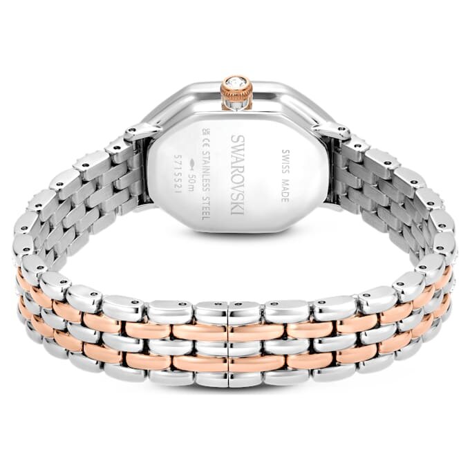 Zegarek Dextera Octagon Swiss Made, metalowa bransoletka, wykończenie w odcieniu srebra i różowego złota Zegarek Dextera Octagon Swiss Made, metalowa bransoletka, wykończenie w odcieniu srebra i różowego złota