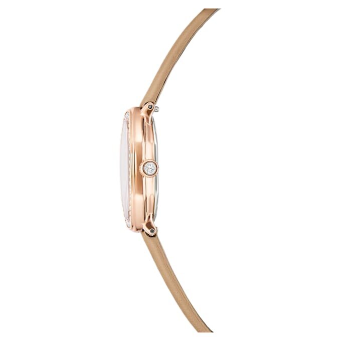 Zegarek Dextera Octagon Swiss Made, skórzany pasek, brązowy, wykończenie w odcieniu różowego złota Zegarek Dextera Octagon Swiss Made, skórzany pasek, brązowy, wykończenie w odcieniu różowego złota