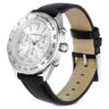Zegarek Dextera Tachymetre Swiss Made, skórzany pasek, srebrny odcień, stal nierdzewna Zegarek Dextera Tachymetre Swiss Made, skórzany pasek, srebrny odcień, stal nierdzewna