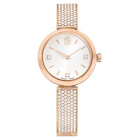 Zegarek Illumina Swiss Made, metalowa bransoletka, w odcieniu różowego złota, wykończenie w odcieniu różowego złota