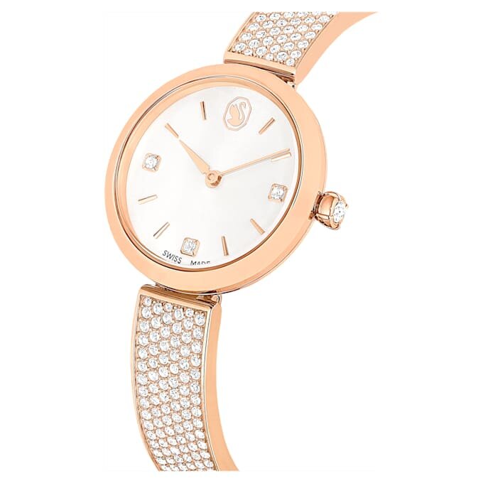Zegarek Illumina Swiss Made, metalowa bransoletka, w odcieniu różowego złota, wykończenie w odcieniu różowego złota Zegarek Illumina Swiss Made, metalowa bransoletka, w odcieniu różowego złota, wykończenie w odcieniu różowego złota