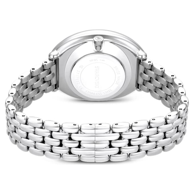 Zegarek Imber Oval Swiss Made, metalowa bransoletka, srebrny odcień, stal nierdzewna Zegarek Imber Oval Swiss Made, metalowa bransoletka, srebrny odcień, stal nierdzewna