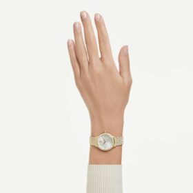Zegarek Imber Swiss Made, metalowa bransoletka, w kolorze złotym, wykończenie w kolorze złotym
