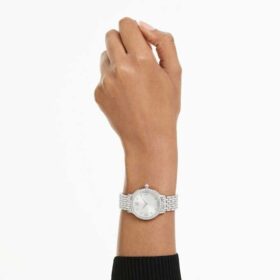 Zegarek Imber Swiss Made, metalowa bransoletka, w odcieniu srebra, stal nierdzewna