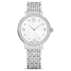 Zegarek Imber Swiss Made, metalowa bransoletka, w odcieniu srebra, stal nierdzewna