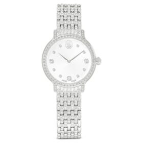 Zegarek Imber Swiss Made, metalowa bransoletka, w odcieniu srebra, stal nierdzewna