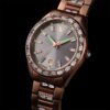 Zegarek Matrix Date Swiss Made, metalowa bransoletka, w odcieniu różowego złota, wykończenie w odcieniu różowego złota