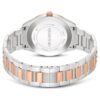 Zegarek Matrix Date Swiss Made, metalowa bransoletka, w odcieniu różowego złota, wykończenie z mieszanych metali