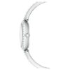 Zegarek Matrix Pearl Bangle Swiss Made, bransoletka z kryształami, biały, stal nierdzewna