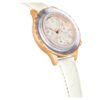 Zegarek Octea Chrono Swiss Made, skórzany pasek, biały, wykończenie w odcieniu różowego złota Zegarek Octea Chrono Swiss Made, skórzany pasek, biały, wykończenie w odcieniu różowego złota