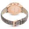 Zegarek Octea Chrono Swiss Made, skórzany pasek, szary, wykończenie w odcieniu różowego złota Zegarek Octea Chrono Swiss Made, skórzany pasek, szary, wykończenie w odcieniu różowego złota