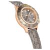 Zegarek Octea Chrono Swiss Made, skórzany pasek, szary, wykończenie w odcieniu różowego złota Zegarek Octea Chrono Swiss Made, skórzany pasek, szary, wykończenie w odcieniu różowego złota