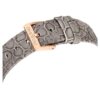 Zegarek Octea Chrono Swiss Made, skórzany pasek, szary, wykończenie w odcieniu różowego złota Zegarek Octea Chrono Swiss Made, skórzany pasek, szary, wykończenie w odcieniu różowego złota